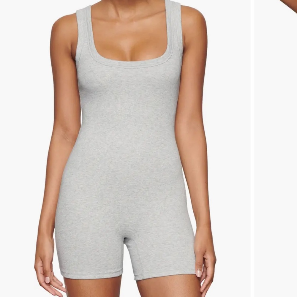 Skims Ribbed Romper